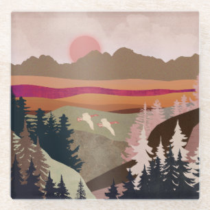 Dessous-de-verre En Verre Oie d'été