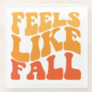 Dessous-de-verre En Verre On A L'Impression D'Une Chute