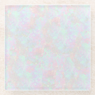 Dessous-de-verre En Verre opale blanche dessous de verre