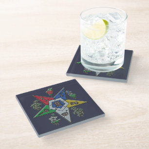 Dessous-de-verre En Verre Ordre De L'Étoile Orientale