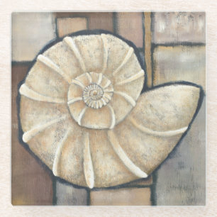 Dessous-de-verre En Verre Ormeau Shell