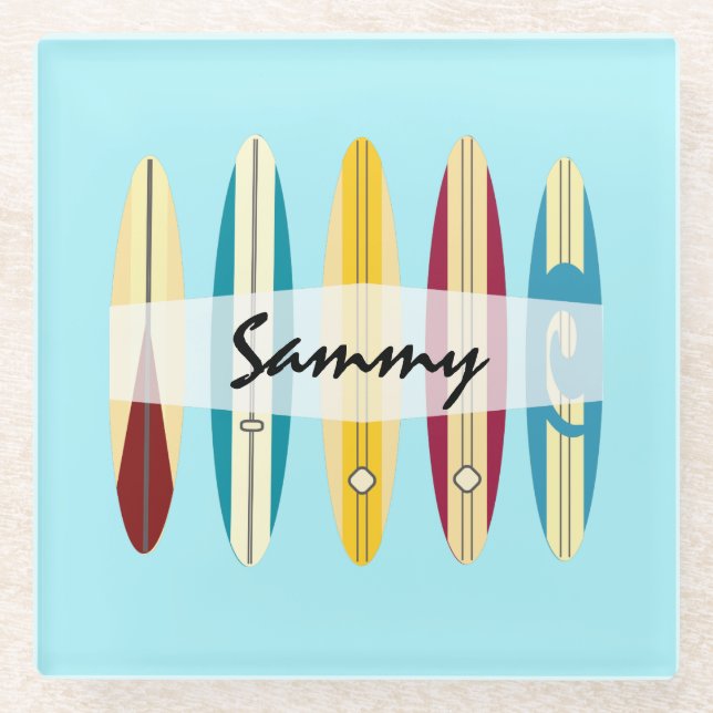 Dessous-de-verre En Verre Panneaux vintages (Devant)