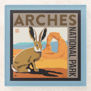 Dessous-de-verre En Verre Parc national des Arches, Utah Jacklapin
