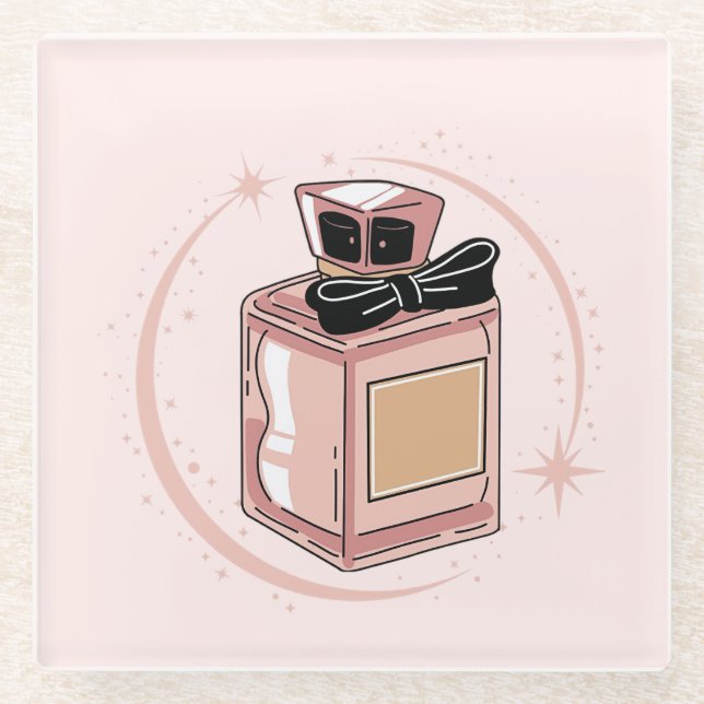 Dessous-de-verre En Verre Parfum (Devant)