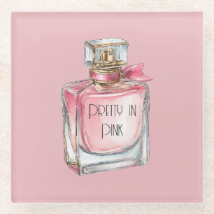 Dessous-de-verre En Verre Parfum Rose