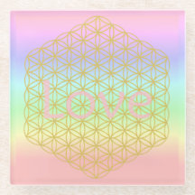 Pastell flower of life Mandala energy