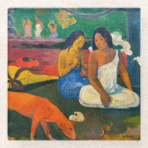 Dessous-de-verre En Verre Paul Gauguin - Arearea / Le Chien Rouge