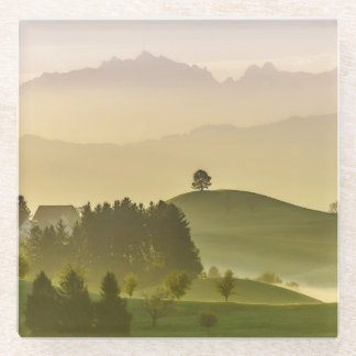 Dessous-de-verre En Verre Paysage idyllique | Suisse, Säntis