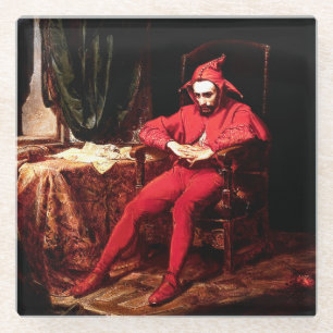Dessous-de-verre En Verre Peinture de Stanczyk par l'artiste polonais Jan Ma