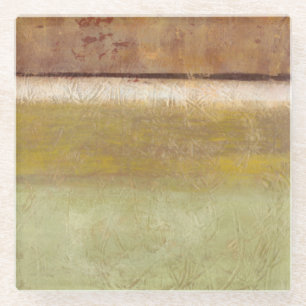 Dessous-de-verre En Verre Peinture moderne dans les tons de terre par Norman