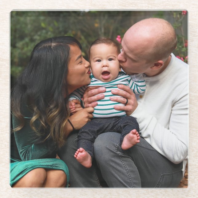 Dessous-de-verre En Verre Personalized Photo (Devant)