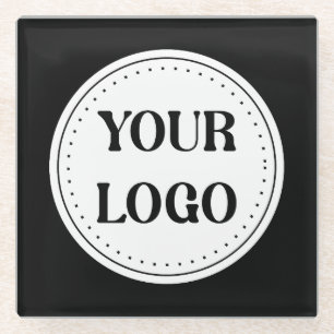 Dessous-de-verre En Verre Personnalisé, élégant, moderne et minimal