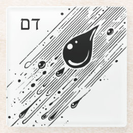 Dessous-de-verre En Verre Peste sanguine pour Seder