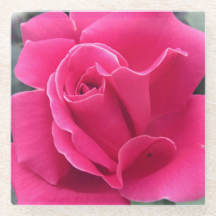 Dessous-de-verre En Verre Pétales roses
