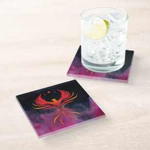 Dessous-de-verre En Verre Phoennix Wings Open