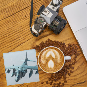 Dessous-de-verre En Verre Photo d'avion, Cool Fun Aviation