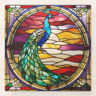 Dessous-de-verre En Verre Pic sur rose