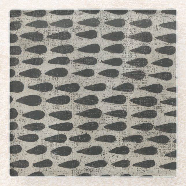 Dessous-de-verre En Verre Pierre - gouttes (Devant)