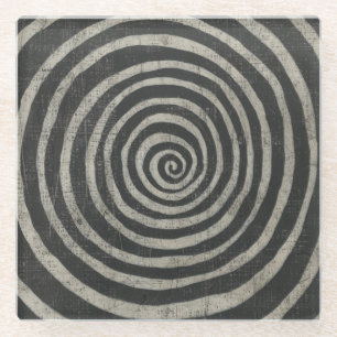 Dessous-de-verre En Verre Pierre - Spirale