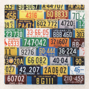 Dessous-de-verre En Verre Plaques minéralogiques par H. Wilson Smith