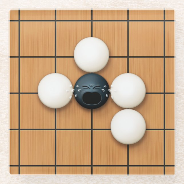 Dessous-de-verre En Verre Pleurer Goishi dans Atari Funny Igo (Devant)