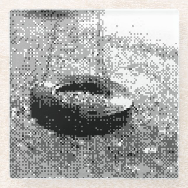 Dessous-de-verre En Verre pneu (Devant)