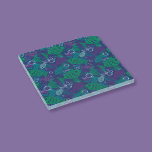 Dessous-de-verre En Verre Poissons et bulles Vibrant Reef Motif