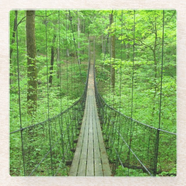 Dessous-de-verre En Verre Pont suspendu (Devant)