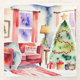 Dessous-de-verre En Verre Porte-pots et Mitt au four