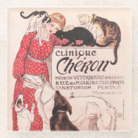 Poster de Cheron Vintage Dog Cat Steinlen