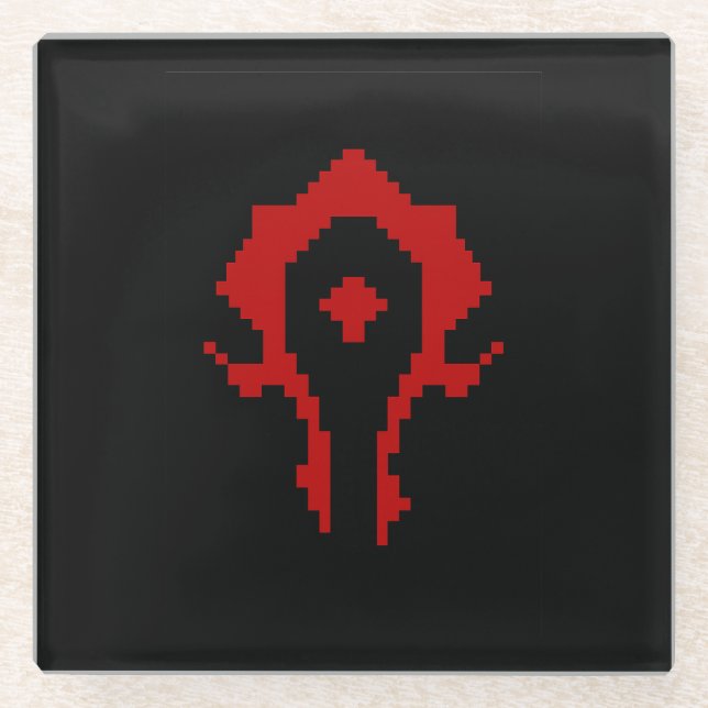 Dessous-de-verre En Verre Pour La Horde (Devant)