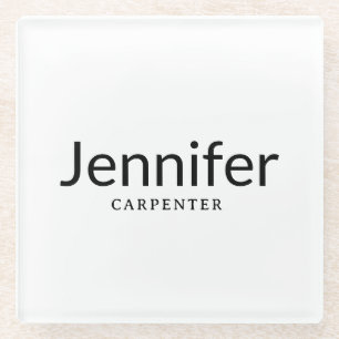 Dessous-de-verre En Verre Professionnel élégant moderne minimaliste ajouter 