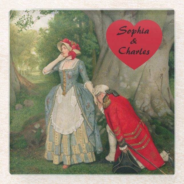 Dessous-de-verre En Verre Proposition de Sir James Dromgole Linton (Devant)