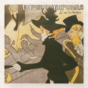 Dessous-de-verre En Verre Publicité par affichage de Henri De