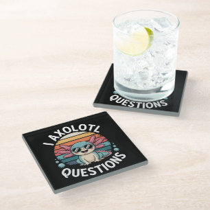 Dessous-de-verre En Verre Questions sur l'Axolotl