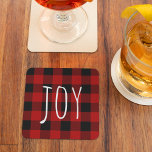 Dessous-de-verre En Verre Red Buffalo Plaid & Joy | Holiday<br><div class="desc">Découvrez la chaleur et la joie de la saison des Fêtes avec notre collection Red Buffalo Plaid & Joy sur Zazzle! Cet assortiment festif de produits est conçu pour apporter confort et plaisir à vos célébrations.Cette saison des Fêtes, faites de vos célébrations un événement spécial avec notre collection Red Buffalo...</div>
