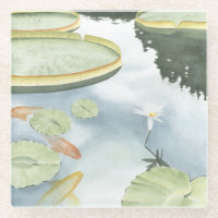 Réflexion de Koi Pond avec poissons et lys