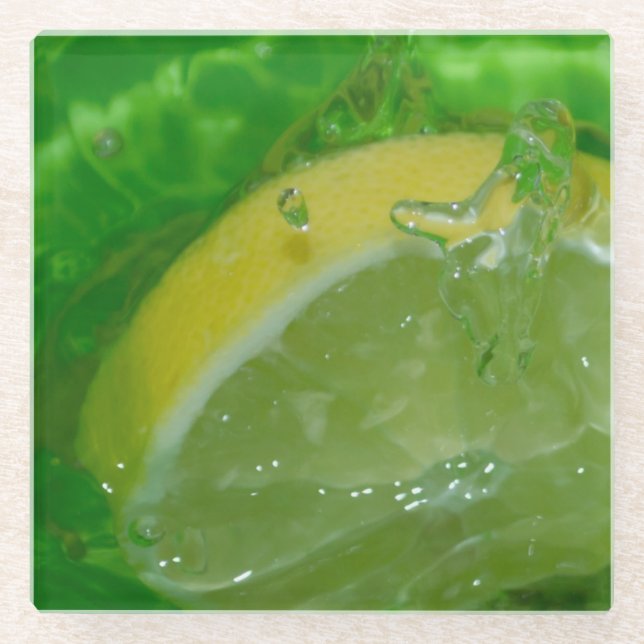 Dessous-de-verre En Verre Refreshing Lemon Splash  (Devant)
