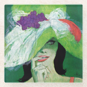 Dessous-de-verre En Verre Regarder l'autre voie