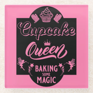Dessous-de-verre En Verre Reine Cupcake
