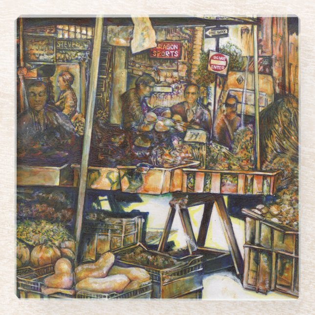 Dessous-de-verre En Verre Rend la créativité plus éclatante (Devant)