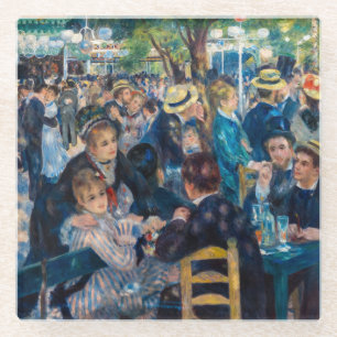 Dessous-de-verre En Verre Renoir - Bal du moulin de la Galette