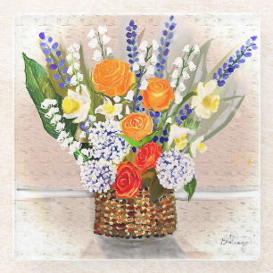 Dessous-de-verre En Verre Ressort Dans Un Nouveau Vous