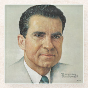 Dessous-de-verre En Verre Richard Milhouse Nixon
