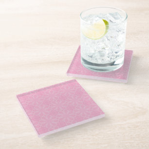 Dessous-de-verre En Verre Rose 