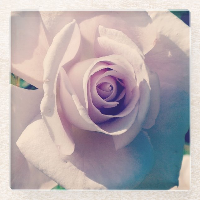 Dessous-de-verre En Verre Rose violet (Devant)