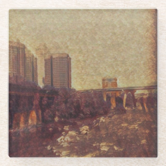 Dessous-de-verre En Verre RVA dans Retrograde Edition 2 (Devant)