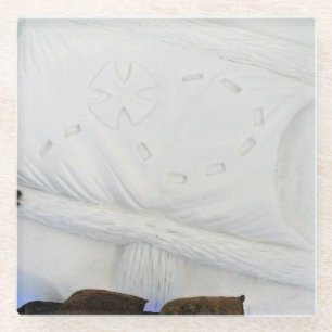 Dessous-de-verre En Verre Salle de navire à l'Hôtel de Glace, Québec, Canada