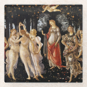 Dessous-de-verre En Verre Sandro Botticelli - La Primavera