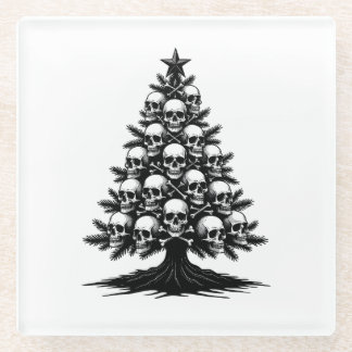 Dessous-de-verre En Verre Sapin de Noël gothique II